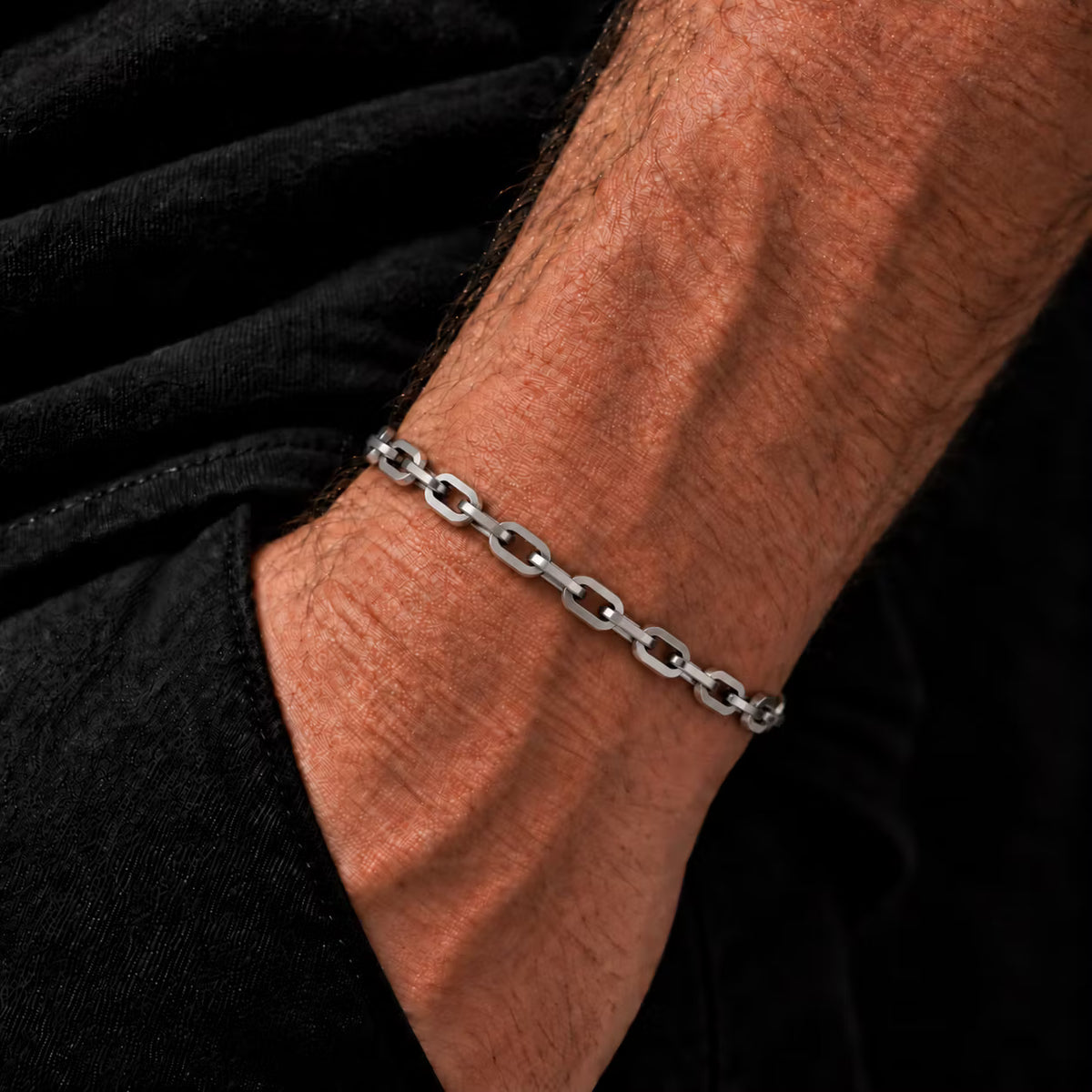 By Billgren - Herrearmbånd i rustfri stål (Stan) - Modelnr.: 8456