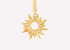 ByBiehl - SUN WILD - Vedhæng - Forgyldt sølv med sol - Modelnr.: 7-4802-GP