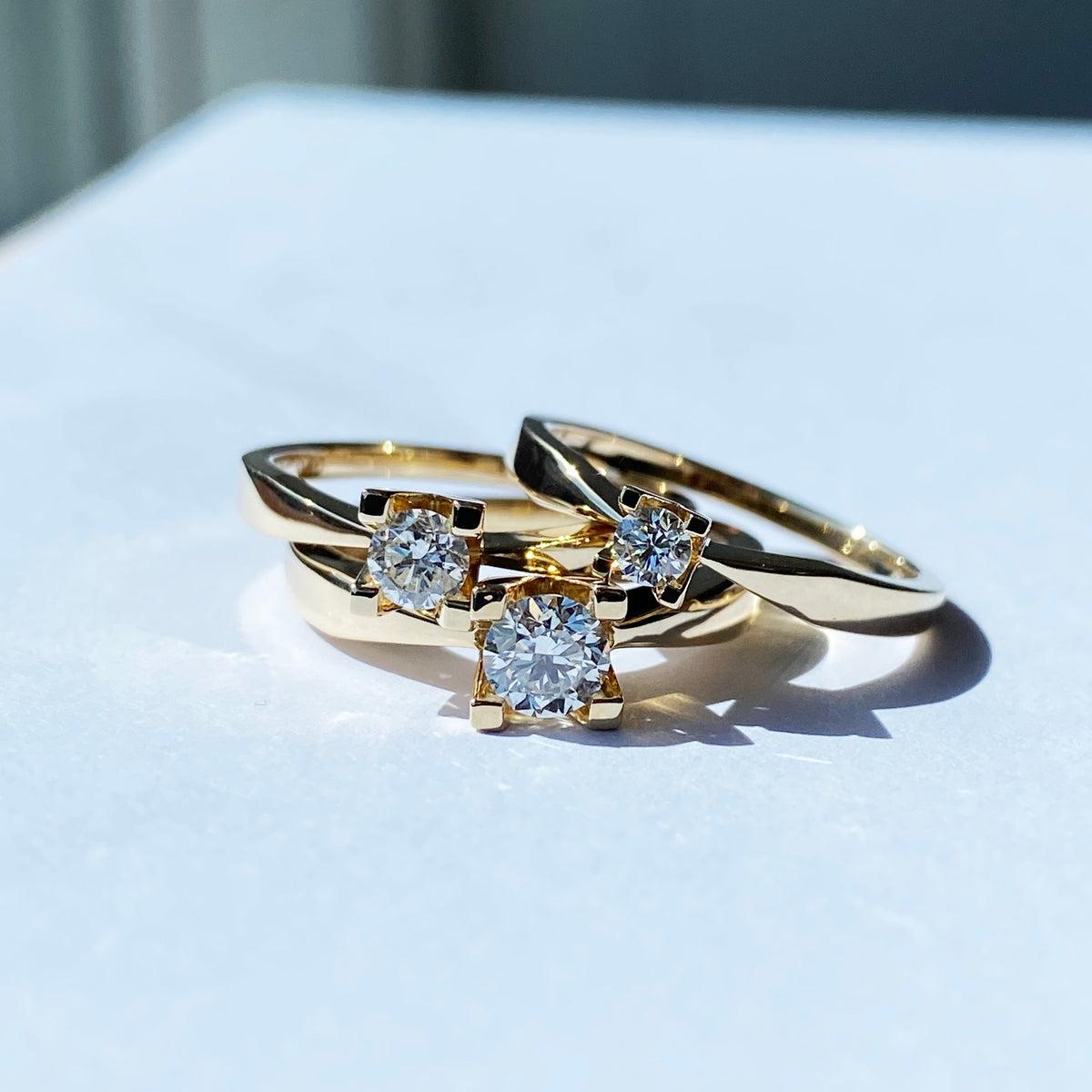 Scrouples - Kleopatra ring rødguld 0,20 W/SI 14 kt -  Modelnr.: 7135,20