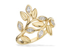 Scrouples - 8 kt guldring med syntetiske zirkoner - Model: 714463