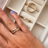 Scrouples - 8 kt. guld ring med cubic zirkon - Model: 714644