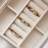 Scrouples - 8 kt. guld ring med cubic zirkon - Model: 714644