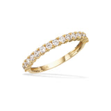 Scrouples - 8 kt guldring med syntetiske zirkoner - Model: 714903