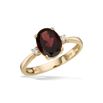 Scrouples - Ring 8kt rhodolit sten- Model: 714993