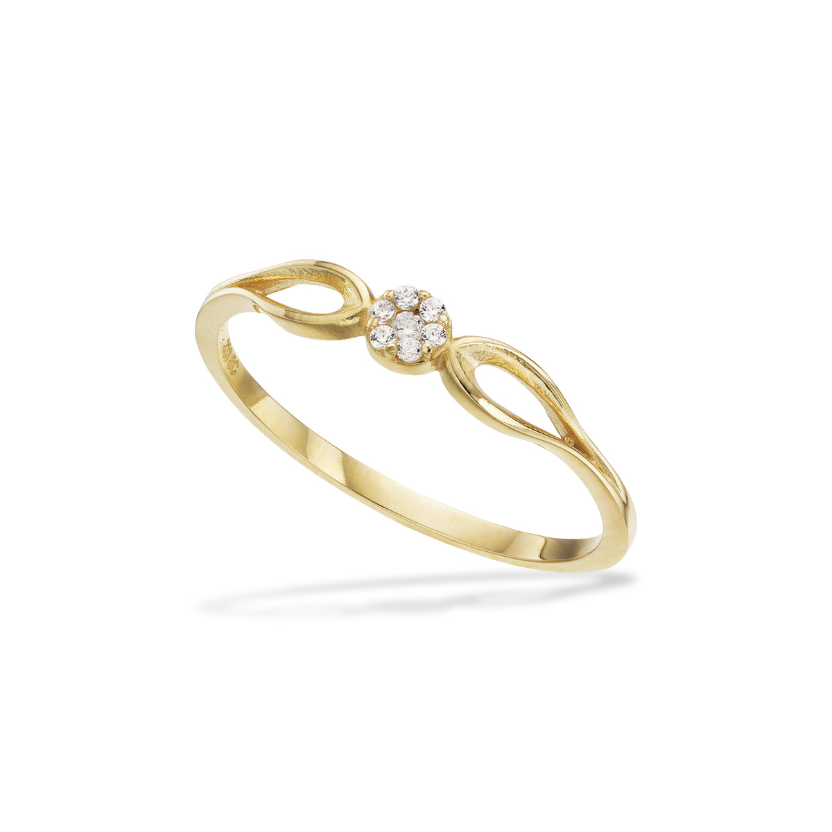 Scrouples ring cubic zir. 8 kt. 715113