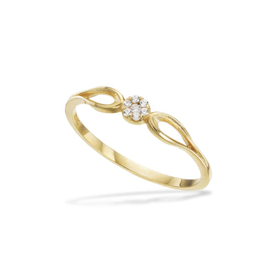 Scrouples ring cubic zir. 8 kt. 715113