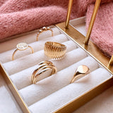 Scrouples - 8 kt guldring med livetstræ - Model: 715503