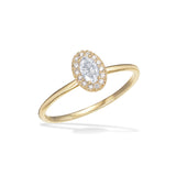 Scrouples - 8 kt guldring med syntetiske zirkoner - Model: 715693