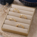 Scrouples - 8 kt. guld ring med blade - Model: 716133