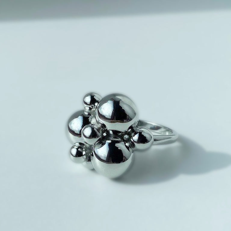 Scrouples - Sølv ring med kugler - Model: 726382