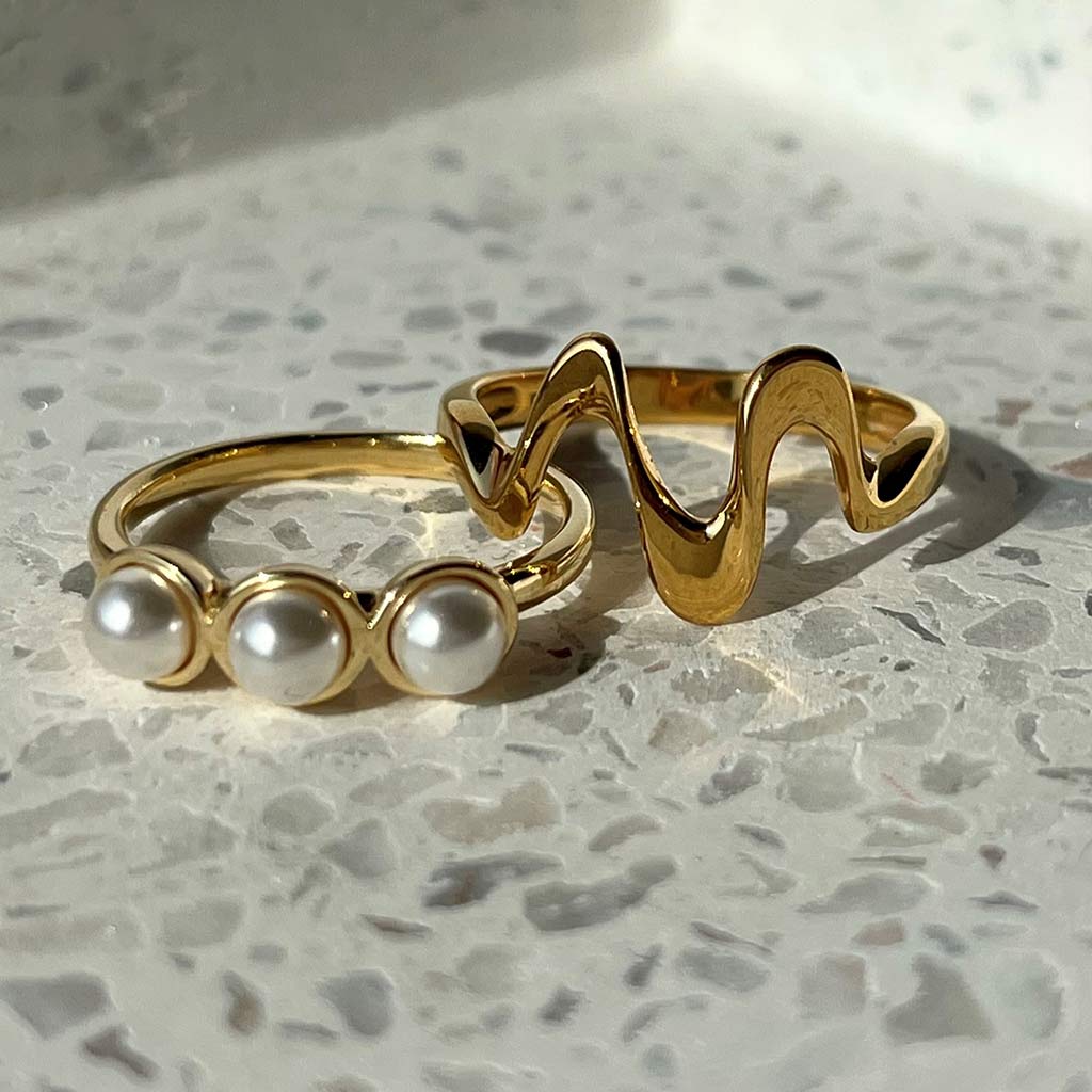 Scrouples - Forgyldt ring "slange" - Model: 726652