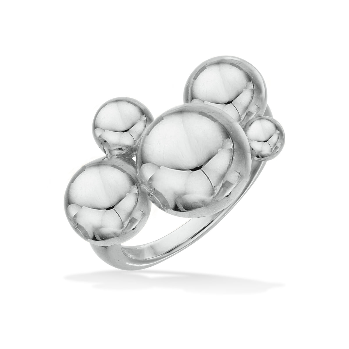 Scrouples - Sølv ring med kugler - Model: 728462