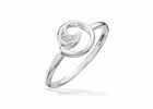 Scrouples - Sølv ring, lille cirkel med syntetisk zirkon - Model: 728922