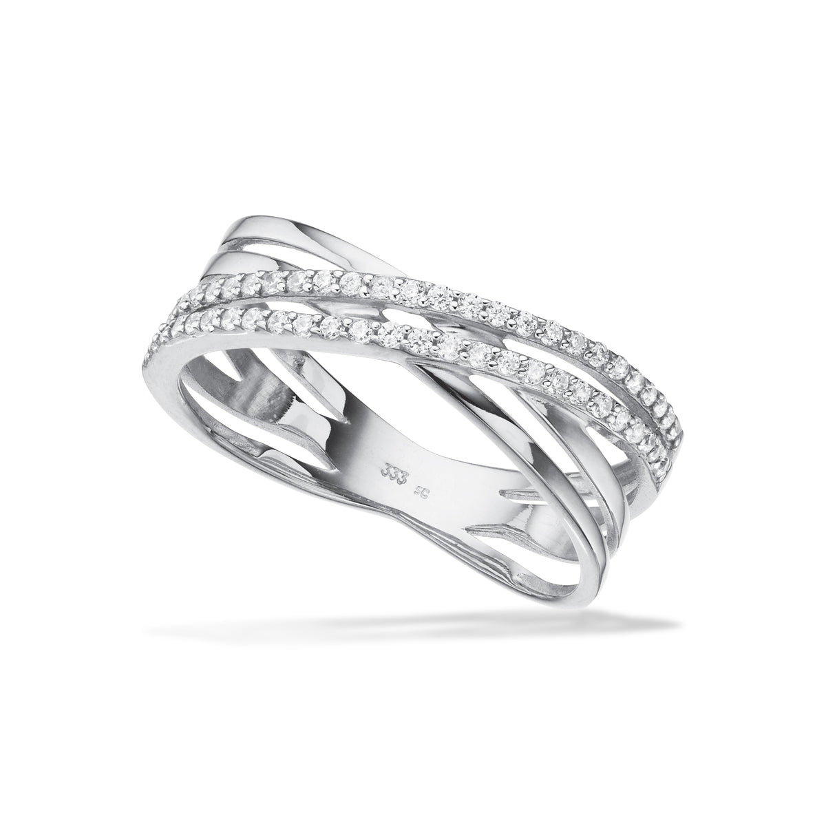 Scrouples - Soho ring, sølv med syntetiske zirkoner - Model: 729892