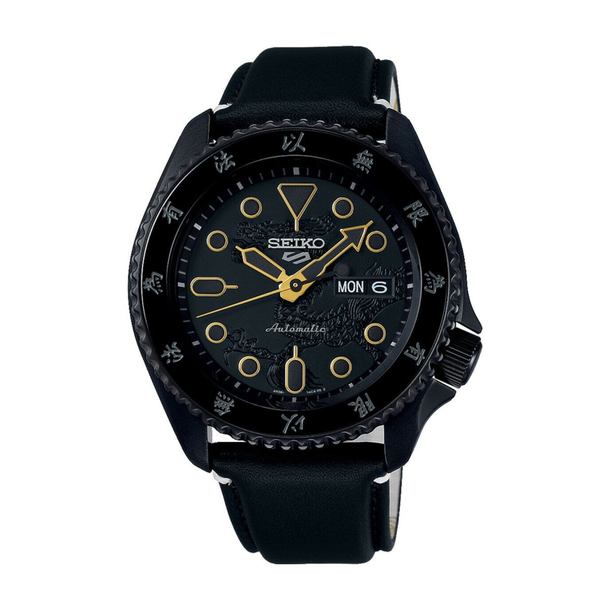 Seiko - Seiko 5 sport automatic herreur, stål med lænke og ekstra rem - Model: SRPK39K1