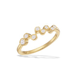 Scrouples - Ring, forgyldt sølv med syntetiske zirkoner - Model: 730732