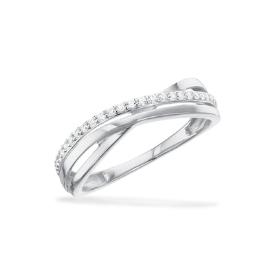 Scrouples -SoHo ring cubic zir. sølv rh.- Model: 730792