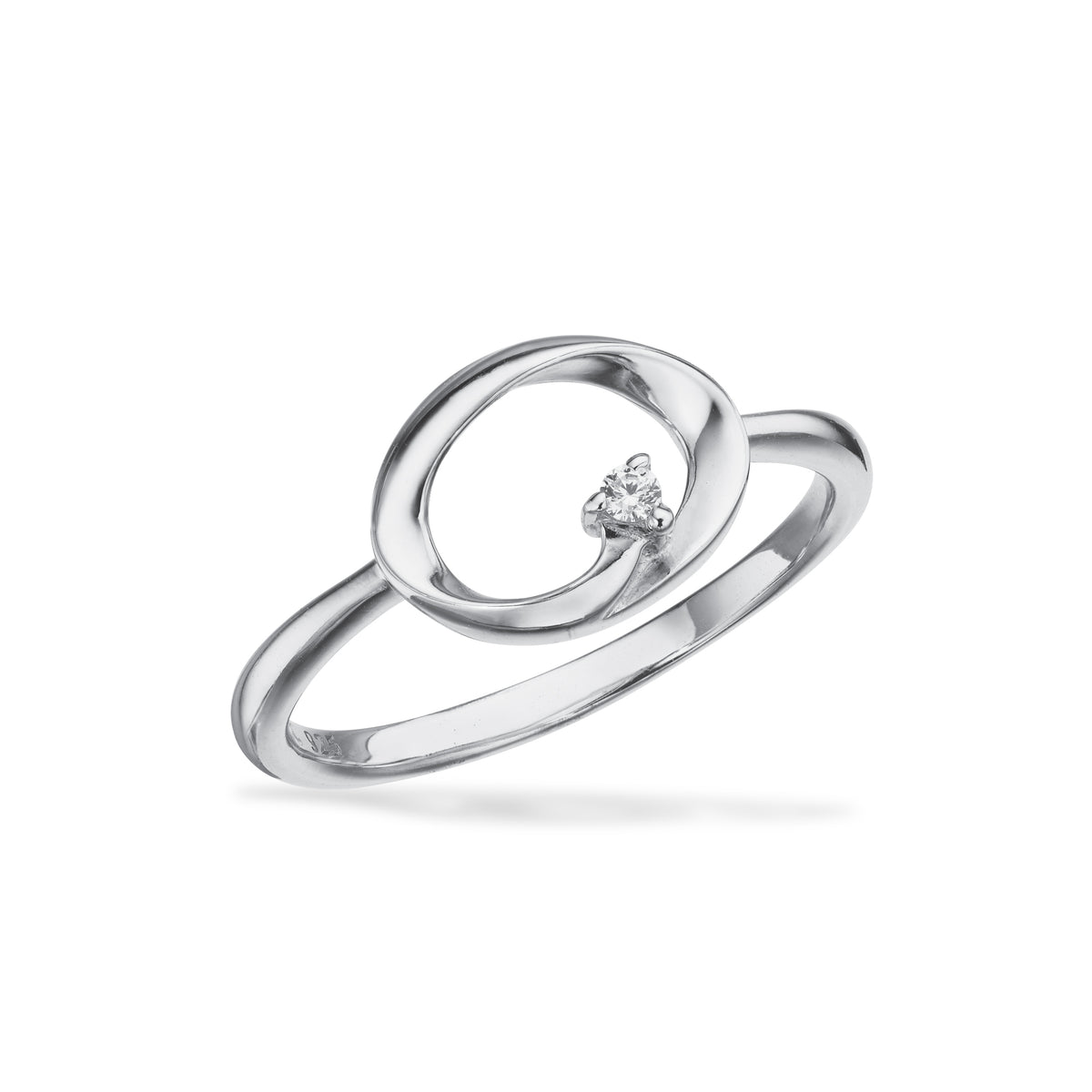 Scrouples -Ring cubic zir. sølv rh.- Model: 730882