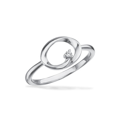 Scrouples -Ring cubic zir. sølv rh.- Model: 730882