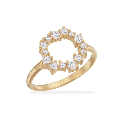 Scrouples-SoHo ring cirkel cubic zir. sølv fg.- model 731492