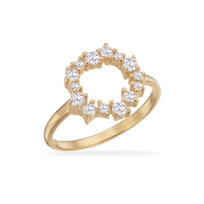 Scrouples-SoHo ring cirkel cubic zir. sølv fg.- model 731492