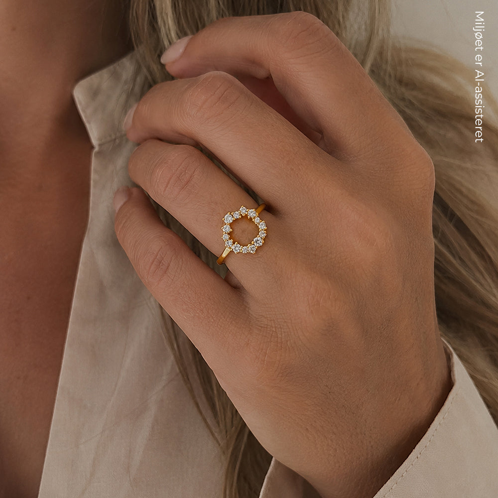 Scrouples-SoHo ring cirkel cubic zir. sølv fg.- model 731492