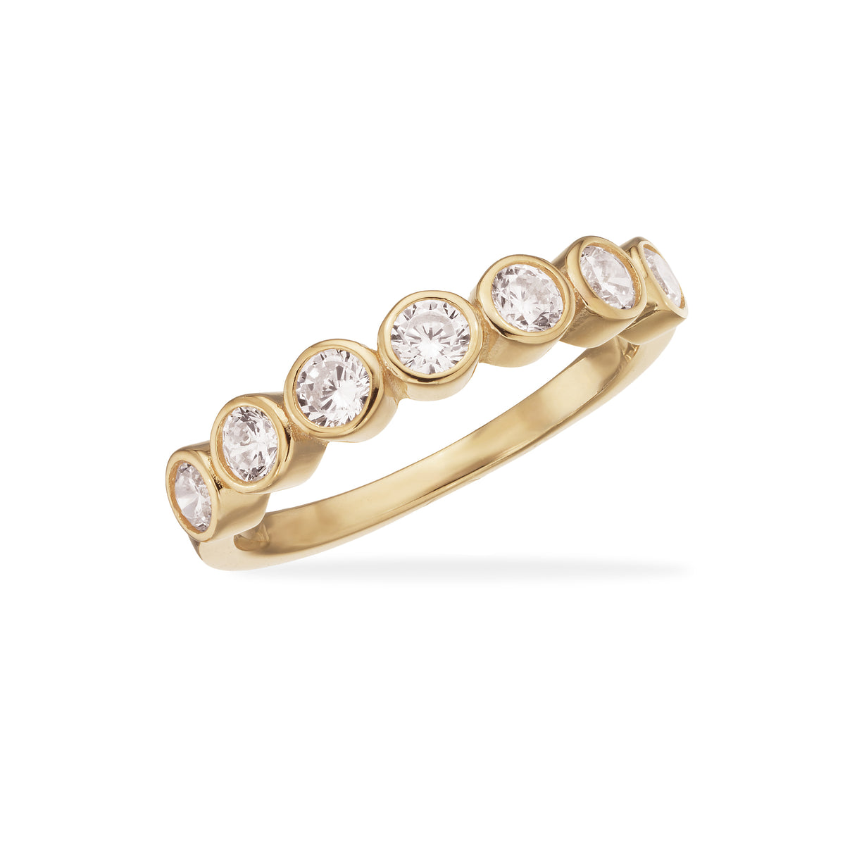Scrouples -Forgyldt sølv ring med cubic zir. - Model: 731552