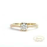 Amore - 14 kt. Guld diamant ring med 0,50ct tw/si - Model: 40-22572