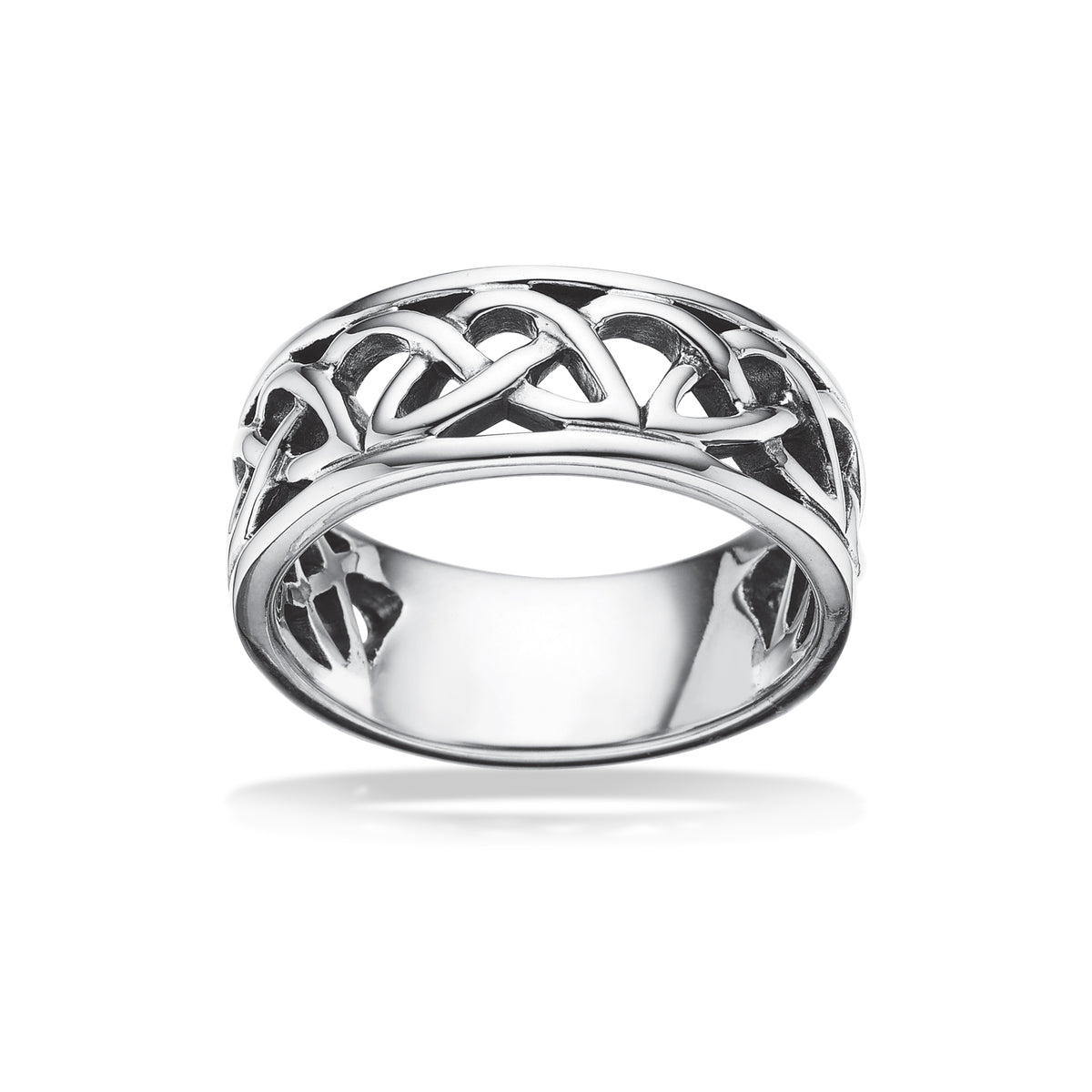 Scrouples - Sølv herrering med oxideret mønster - Model: 791102