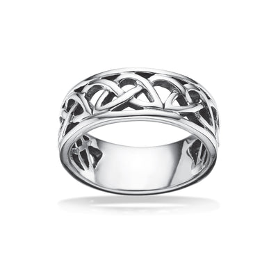 Scrouples - Sølv herrering med oxideret mønster - Model: 791102