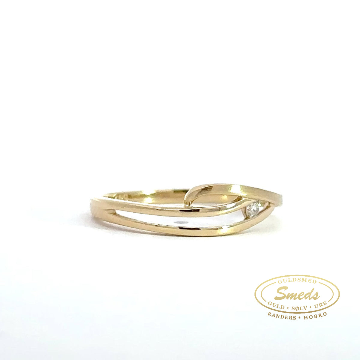 Amore - 14 kt. Guld diamant ring med i alt.: 0,035ct tw/si - Model: 40-22541