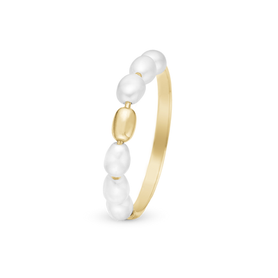 Christina Magical Pearls ring i forgyldt sølv – model 800-2.27.B