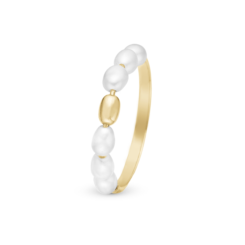 Christina Jewelry - Magic Pearls, ring forgyldt sølv med ferskvandsperler - Model: 800-2.27.B