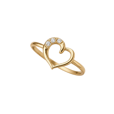 Christina Jewelry - Love Story ring, forgyldt sølv - Model: 800-2.30.B