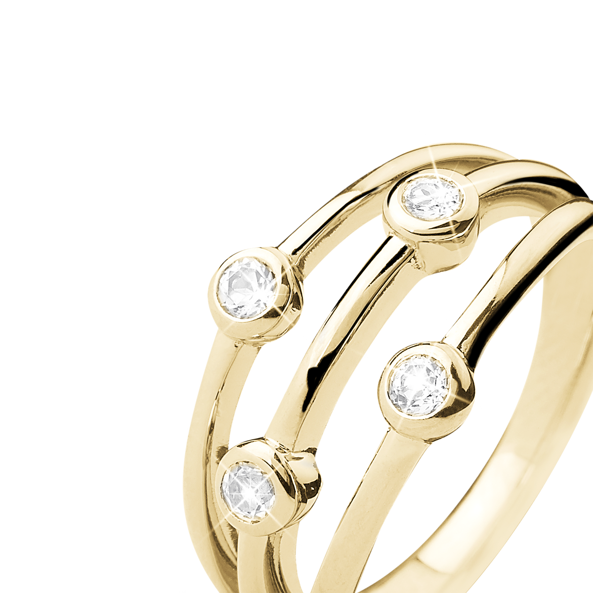Christina Thrown ring i forgyldt sølv – model 800-3.18.B – billede 5