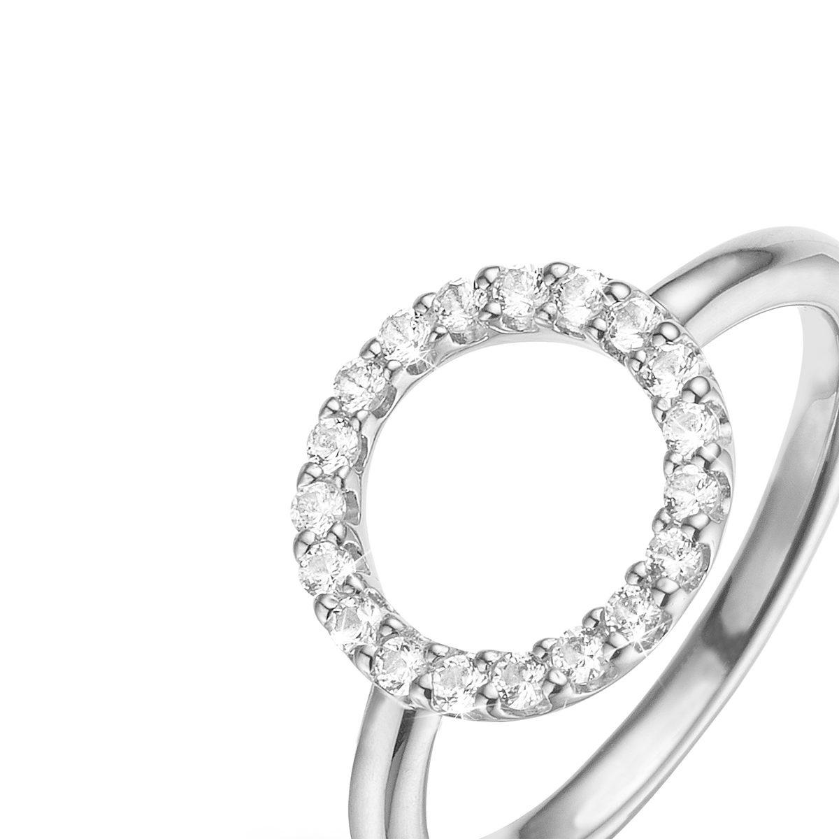 Christina Sparkly Circle ring i sølv – model 800-3.20.A – billede 4