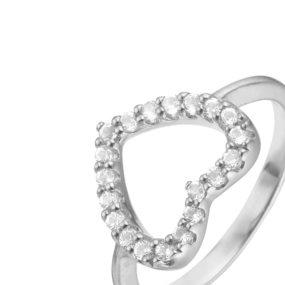 Christina Sparkly Heart ring i sølv – model 800-3.21.A – billede 5