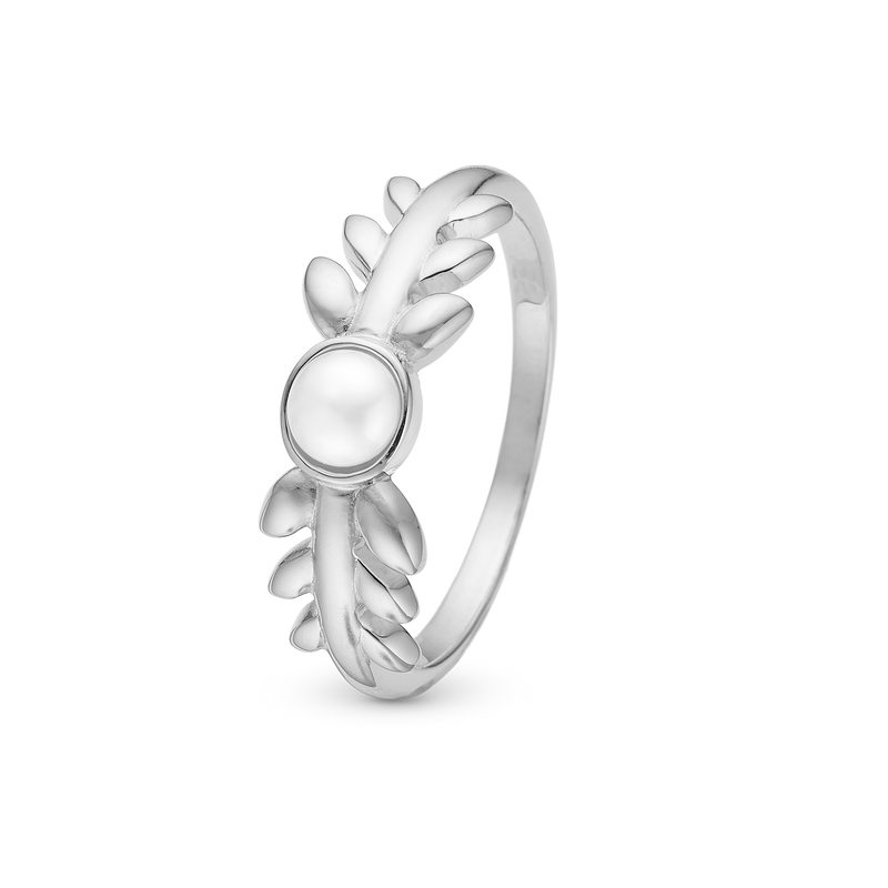 Christina Jewelry - Pearl & Nature, ring sølv med ferskvandsperle - Model: 800-3.28.A