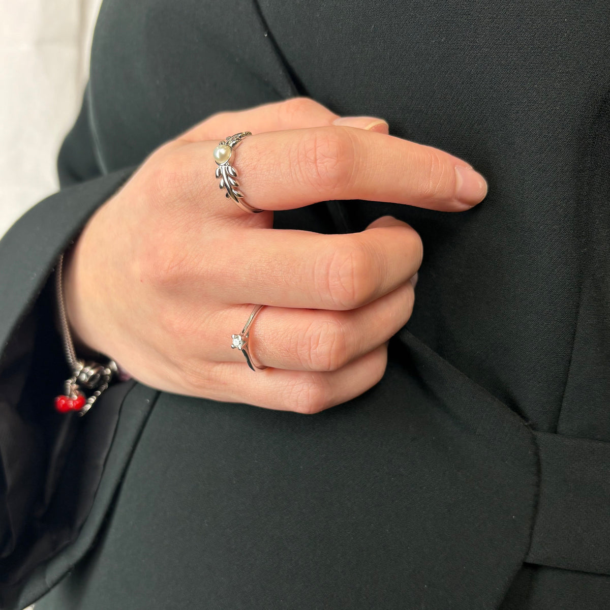 Christina Pearl & Nature ring i sølv – model 800-3.28.A – billede 2