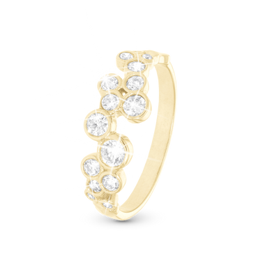 Christina Bubbles ring i forgyldt sølv – model 800-3.30.B