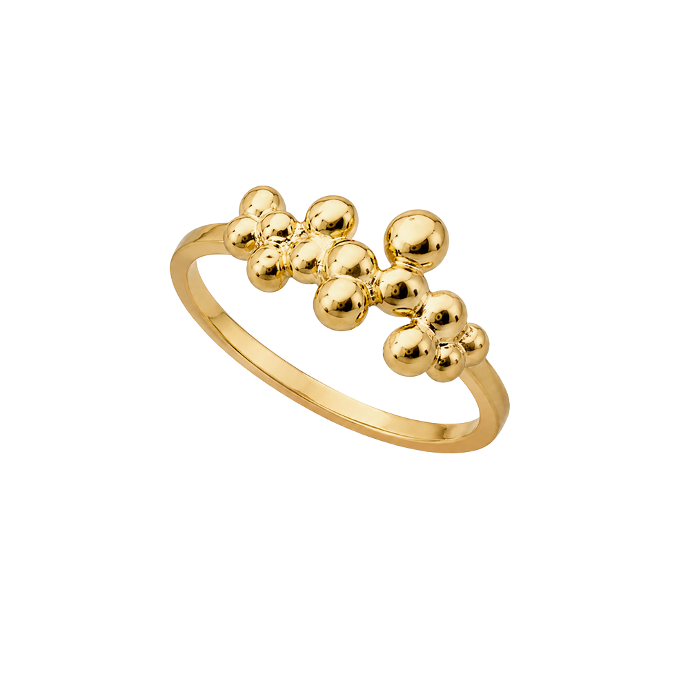 Christina Jewelry - Bubbles ring, forgyldt sølv - Model: 800-3.33.B