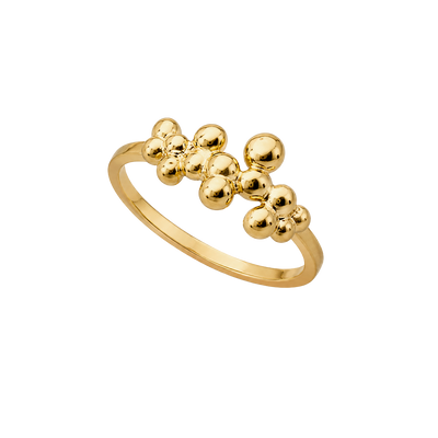 Christina Jewelry - Bubbles ring, forgyldt sølv - Model: 800-3.33.B