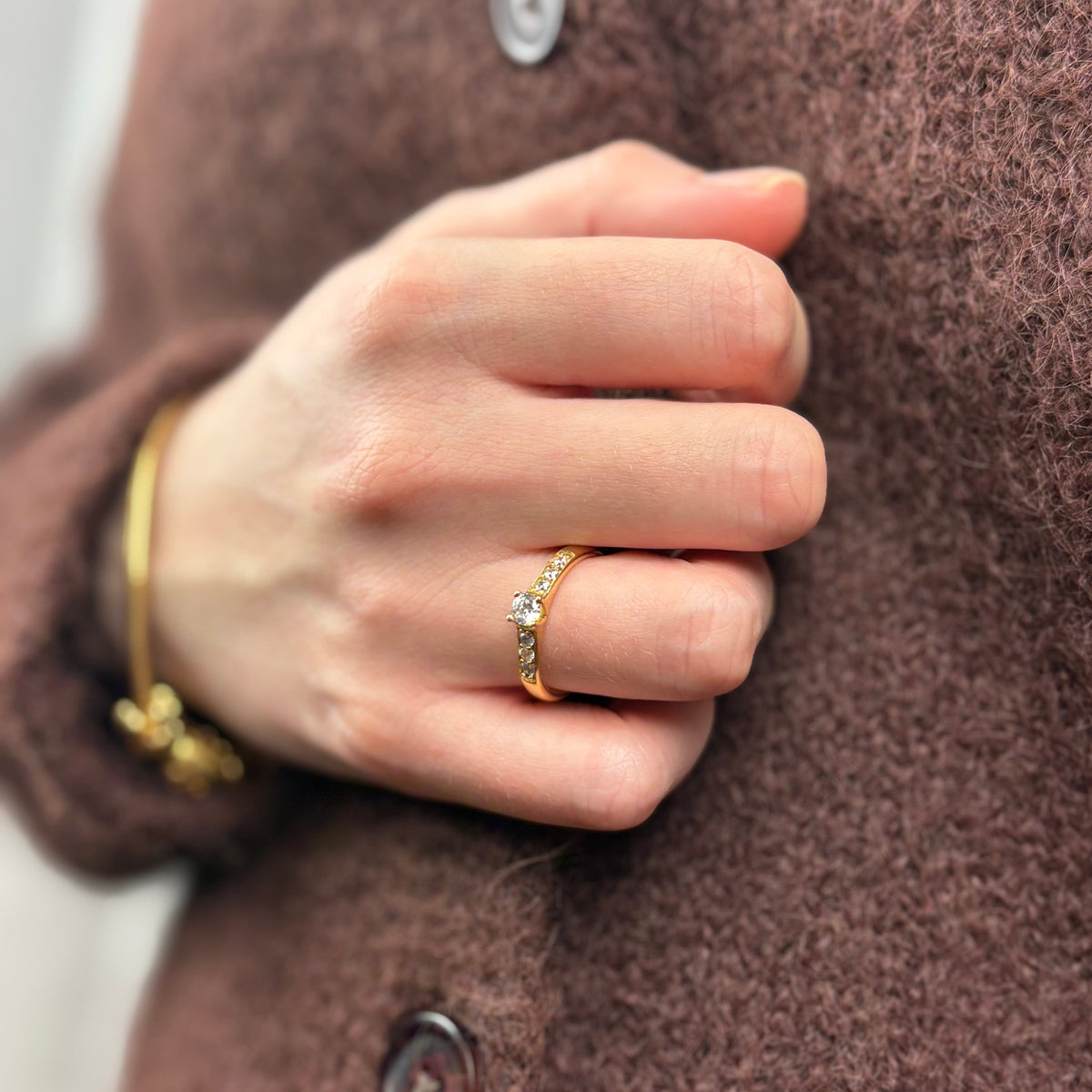 Christina Princess ring i forgyldt sølv – model 800-3.8.B – billede 5