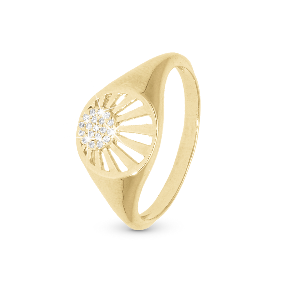 Christina Ocean sunset ring i forgyldt sølv – model 800.4.13.B