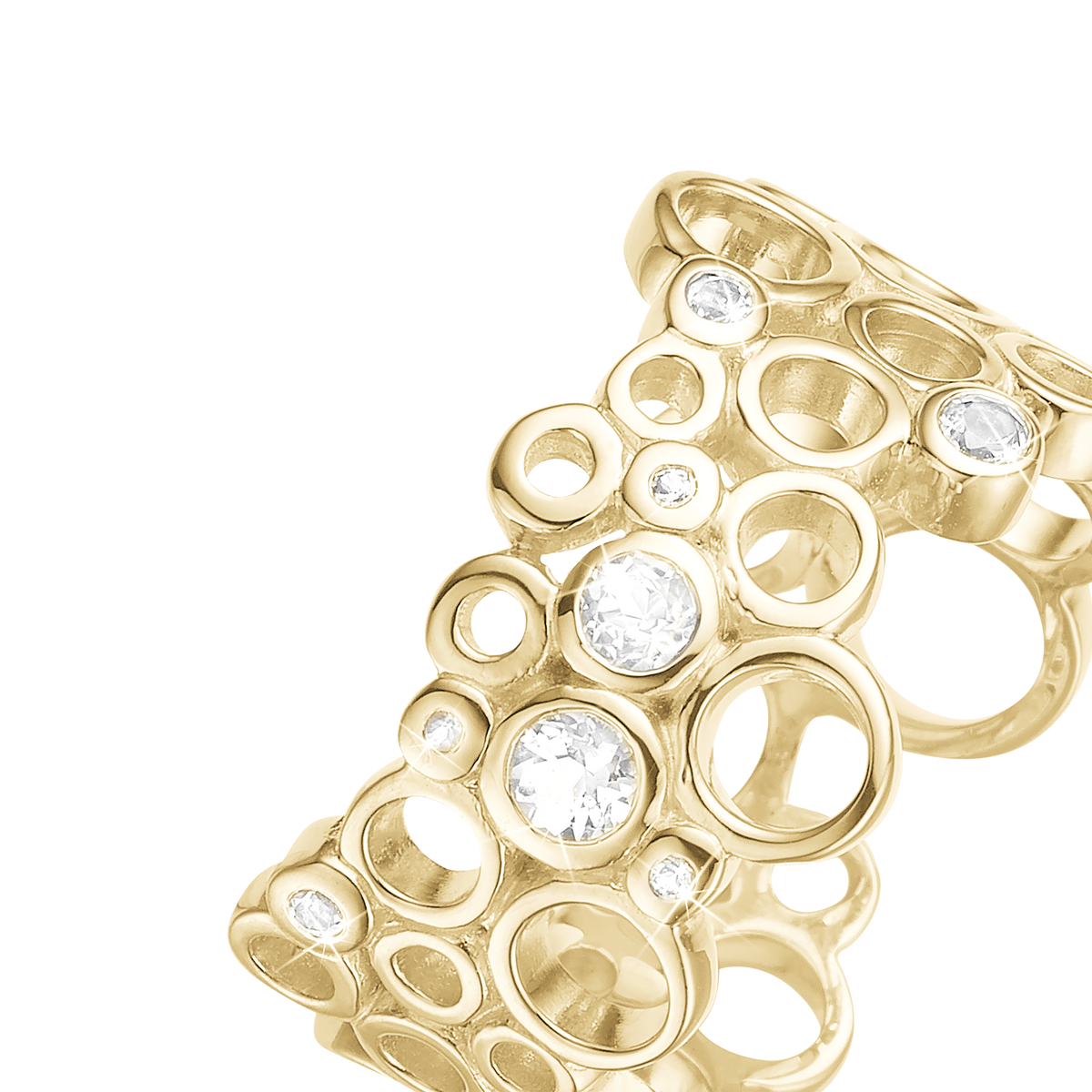 Christina Cocktail ring i forgyldt sølv – model 800-5.2.B – billede 5