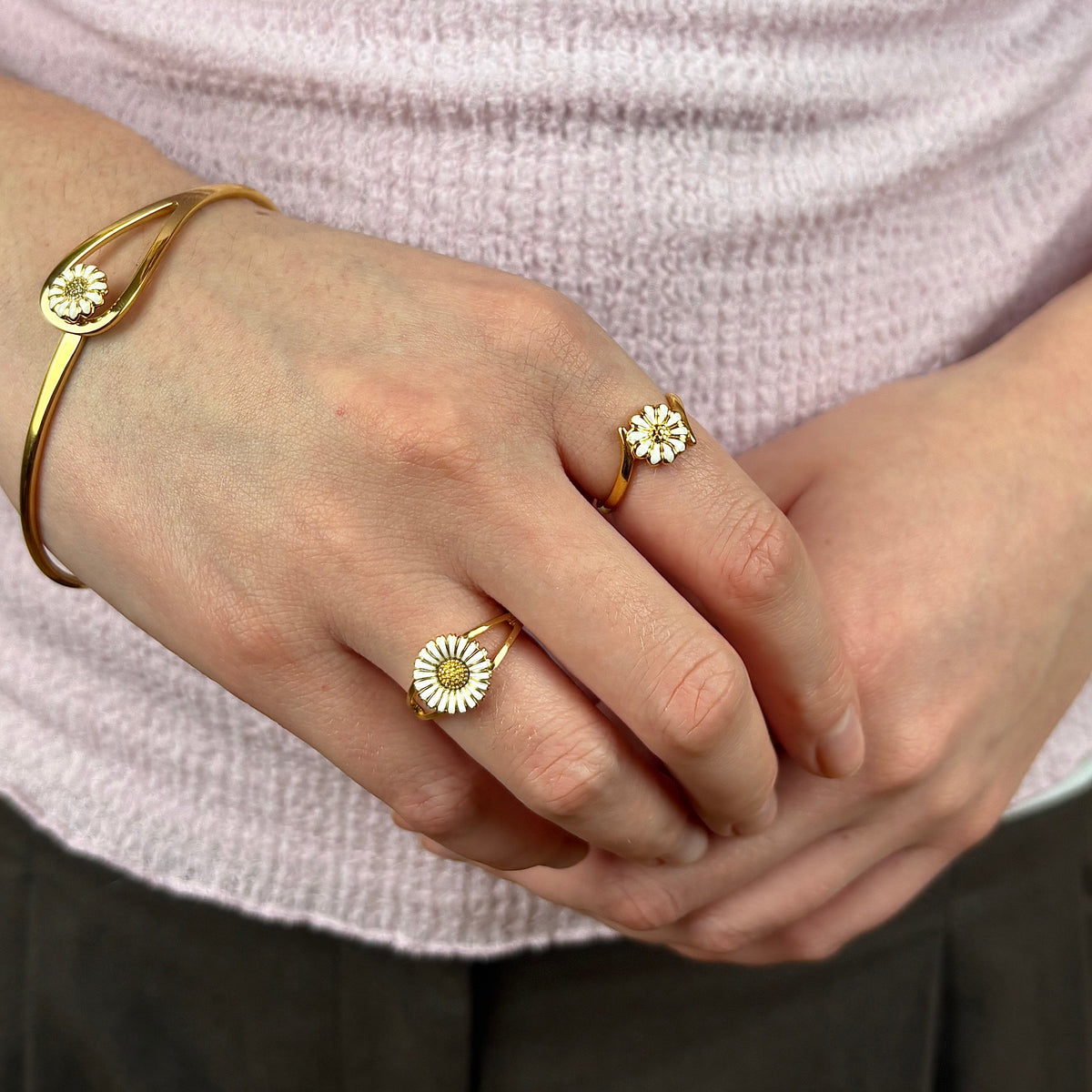 Christina Marguerit Power ring i forgyldt sølv – model 800-2.22.B – billede 3