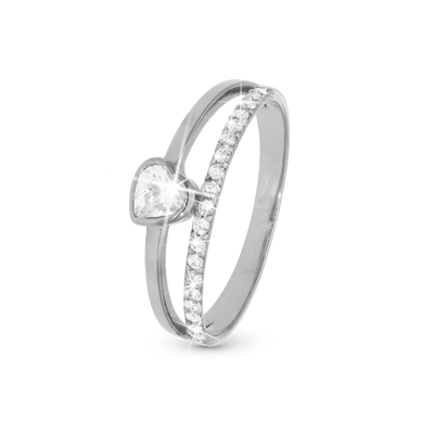 Christina Sparkling Love ring i sølv – model 5.8.A