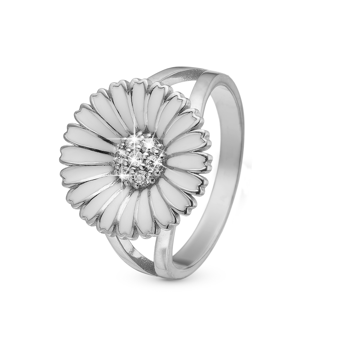 Christina Marguerit Ø15mm ring i sølv – model 800-6.2.A