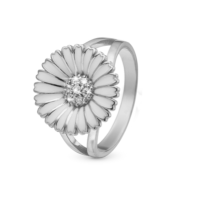 Christina Marguerit Ø15mm ring i sølv – model 800-6.2.A
