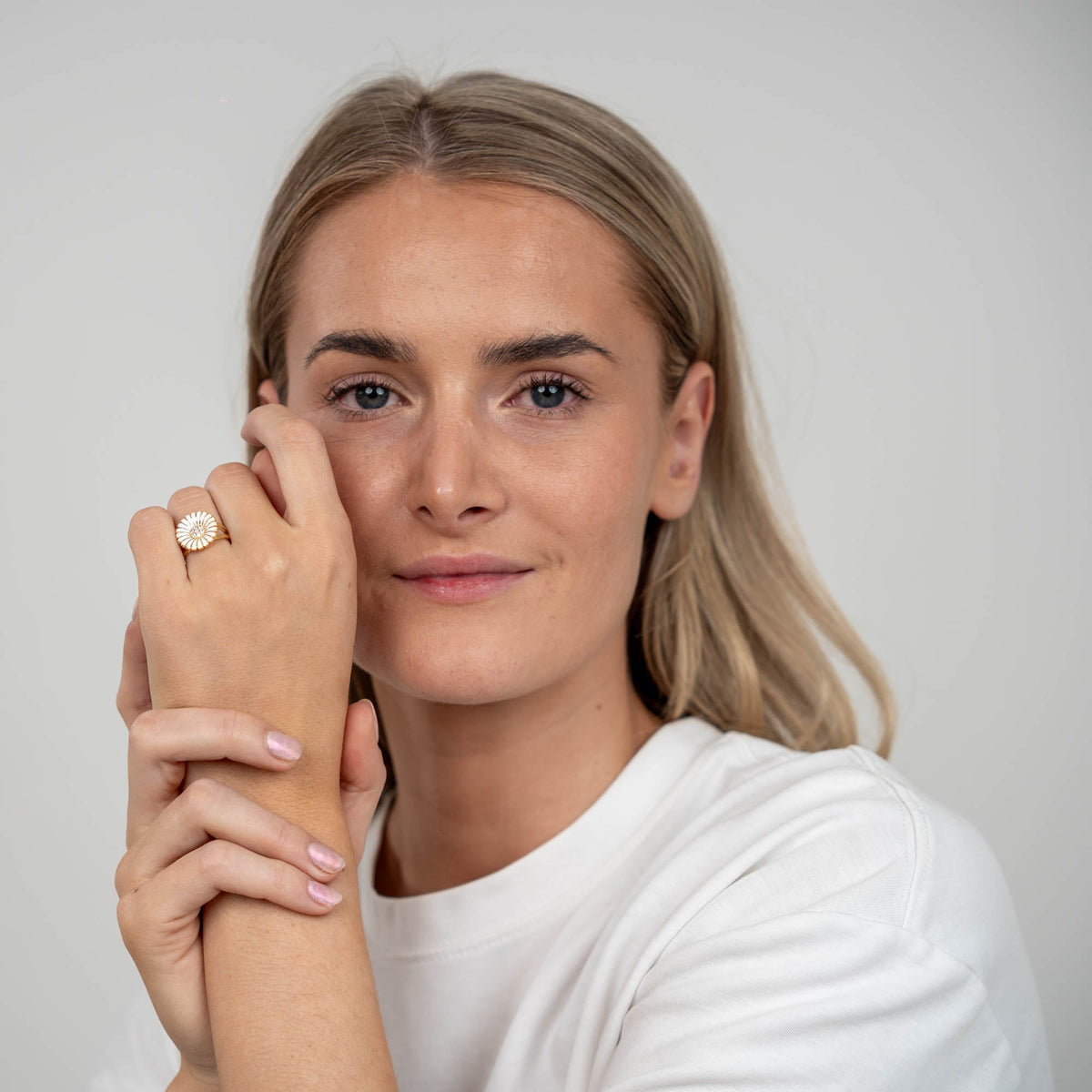 Christina Marguerit Ø15mm ring i sølv – model 800-6.2.A – billede 4